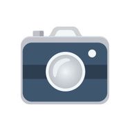 Photo camera flat icon vector logo N4