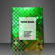 Template flyer with abstract background N10