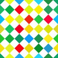 Abstract colorful retro squares seamless background Vector