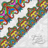 ornamental background with flower ribbon stripe pattern N4