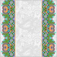 ornamental background with flower ribbon stripe pattern N5