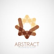 Symmetric abstract geometric shape N46