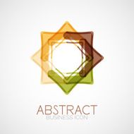 Symmetric abstract geometric shape N47