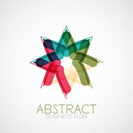 Symmetric abstract geometric shape N50