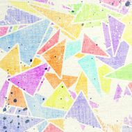 Abstract triangle grunge background