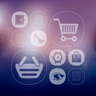 fashion infographic with unfocused background N42