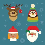 Holiday charactes set