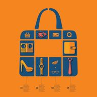 fashion flat infographic N6