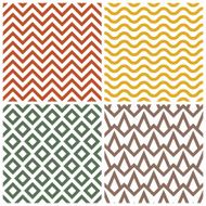 Retro pattern set N2