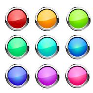 Buttons set Vector