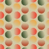 Vector fabric circles abstract seamless pattern N2