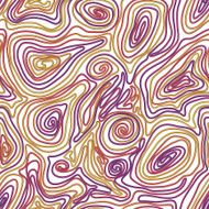 Vector seamless pattern with colored threads