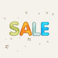 Text design of Sale