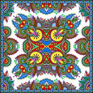 Traditional ornamental floral paisley bandanna N568