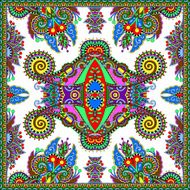 Traditional ornamental floral paisley bandanna N569