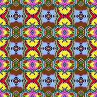 seamless geometry vintage pattern ethnic style N8