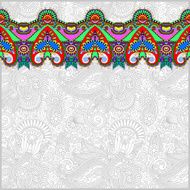 ornamental background with flower ribbon stripe pattern N9