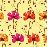 Seamless pattern with flowers N36