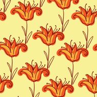 Orange Flowers N4