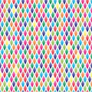 Seamless background of colorful lozenges on white