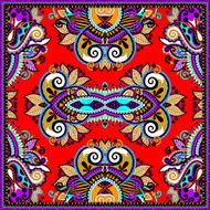 silk neck scarf or kerchief square pattern design N30