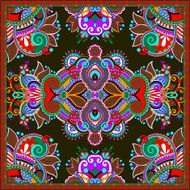 silk neck scarf or kerchief square pattern design N35
