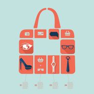 fashion flat infographic N14