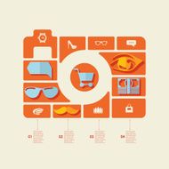 fashion flat infographic N15