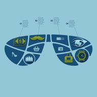 fashion flat infographic N16