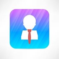 man in tie icon