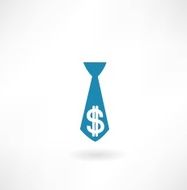 tie with dollar icon