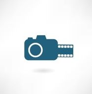 camera with film icon