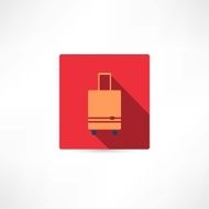Brown luggage