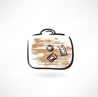 baggage grunge icon