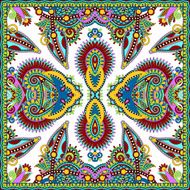 Traditional ornamental floral paisley bandanna Square ornament N27