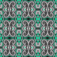 seamless geometry vintage pattern ethnic style ornamental backg N21