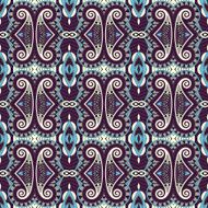 seamless geometry vintage pattern ethnic style ornamental backg N23