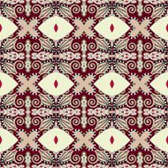 seamless geometry vintage pattern ethnic style ornamental backg N25