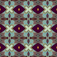 seamless geometry vintage pattern ethnic style ornamental backg N26