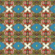 seamless geometry vintage pattern ethnic style ornamental backg N27
