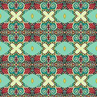 seamless geometry vintage pattern ethnic style ornamental backg N28