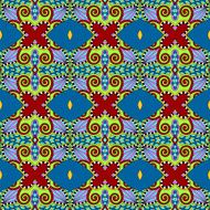 seamless geometry vintage pattern ethnic style ornamental backg N29