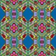 seamless geometry vintage pattern ethnic style ornamental backg N34