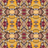 seamless geometry vintage pattern ethnic style ornamental backg N35