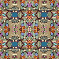 seamless geometry vintage pattern ethnic style ornamental backg N38