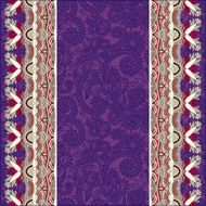 ornamental background with flower ribbon stripe pattern greeti N15