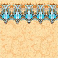 ornamental background with flower ribbon stripe pattern greeti N17