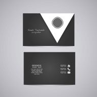 Vector abstract creative business cards N5