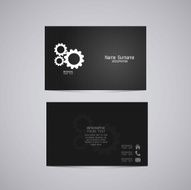 Vector abstract creative business cards N7