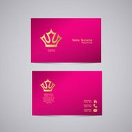 Vector abstract creative business cards N8